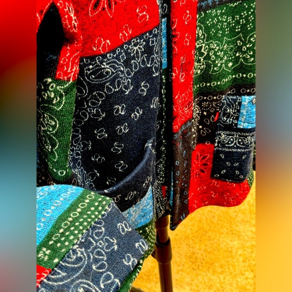 Men’s Levi’s Jeans Hillen Patchwork Cardigan XL - Picture 6 of 6